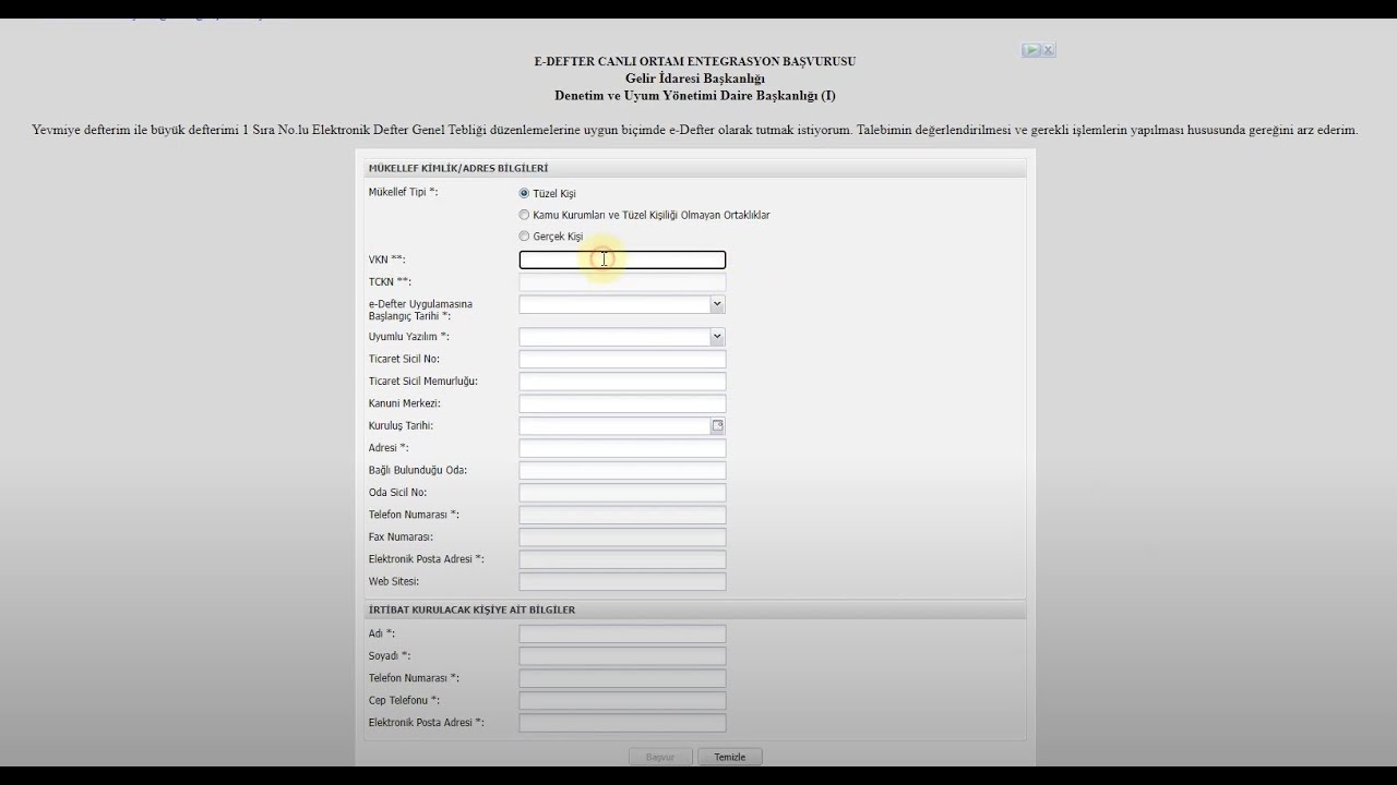 E-Defter Başvurusu nasıl yapılır?