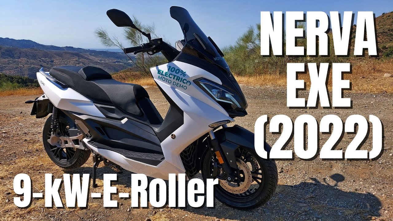 9-kW-E-Roller NERVA EXE (2022) | Probefahrt, Walkaround, 0 auf 100 km/h (DEUTSCH) | VLOG 347