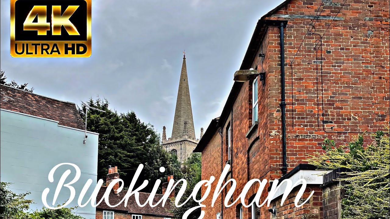 [4K] Buckingham town | Stowe | England | Walkingtour | TravelwithOya