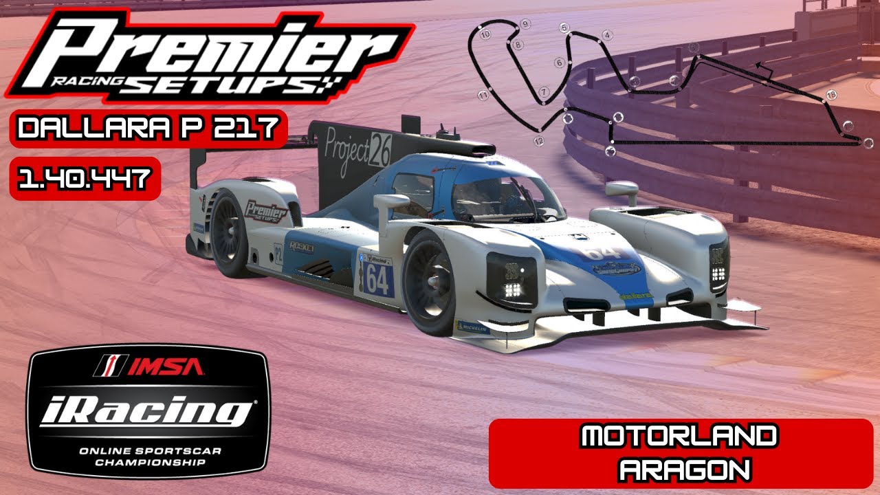 iRacing Hotlap and Track Guide | Dallara P 217 @ Motorland Aragon | IMSA | S26W6