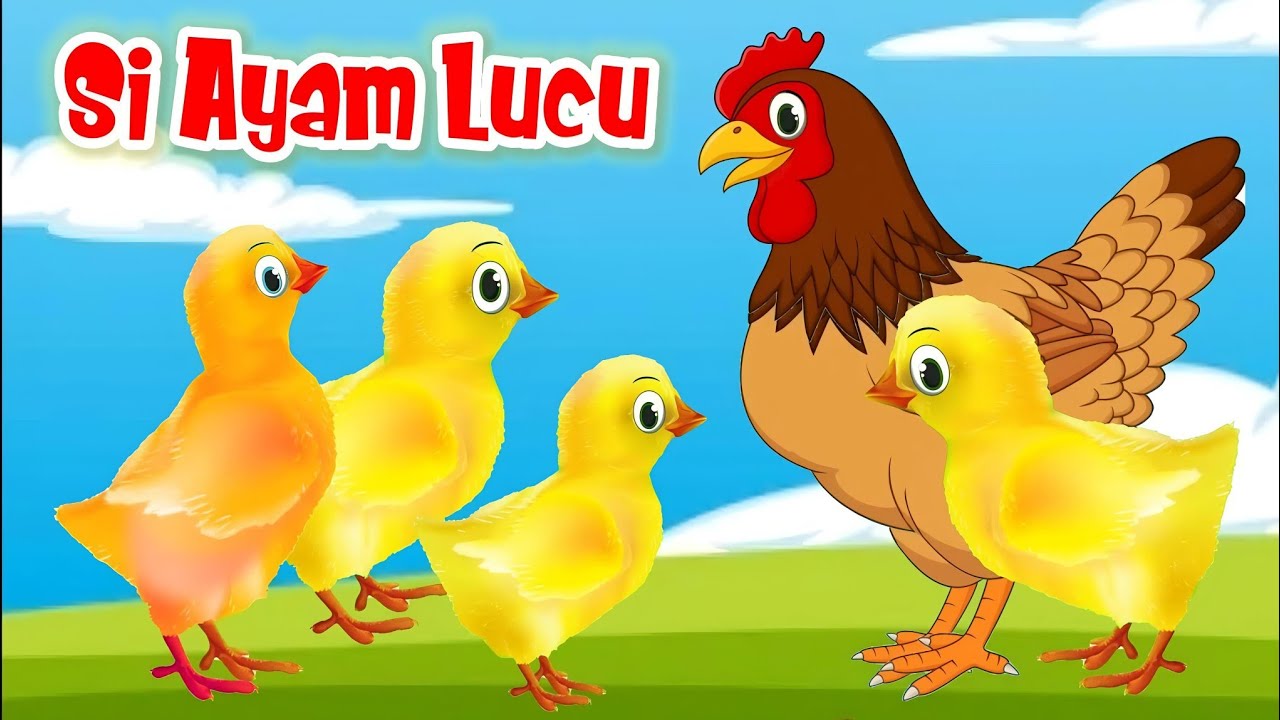 Si Ayam Lucu ❤️ Lagu Anak Ayam kecil ❤️ Lagu anak balita indonesia