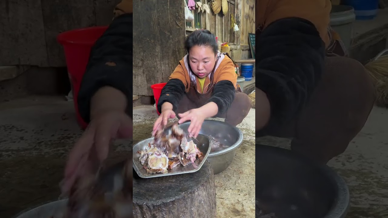 在农村都说修造忙、却没人知道煮饭才是真的忙，从早煮到晚#记录真实生活 #乡村守护人 #三农 #农村美食