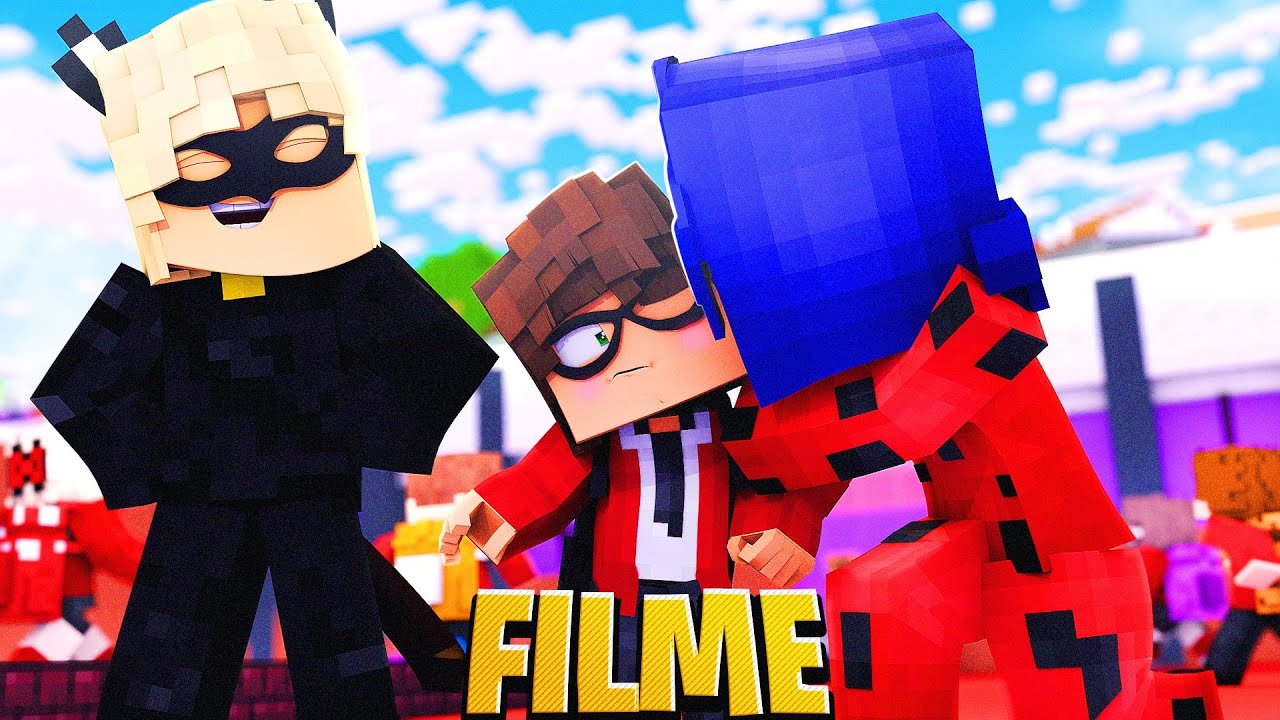 Minecraft: ESCOLA DE MIRACULOUS O FILME - O FILHO DA LADYBUG E CAT NOIR VAI PARA ESCOLA DE HERÓIS