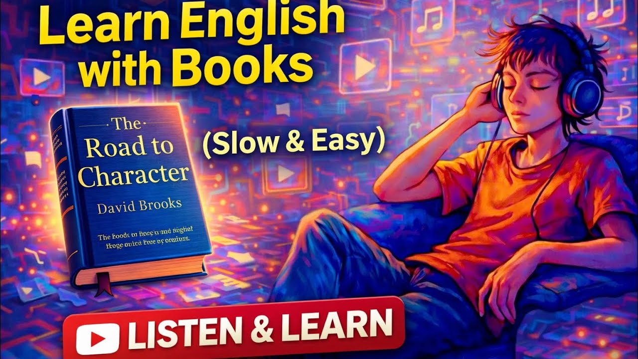 Learn English with Books: The Road to Character (Slow & Easy)