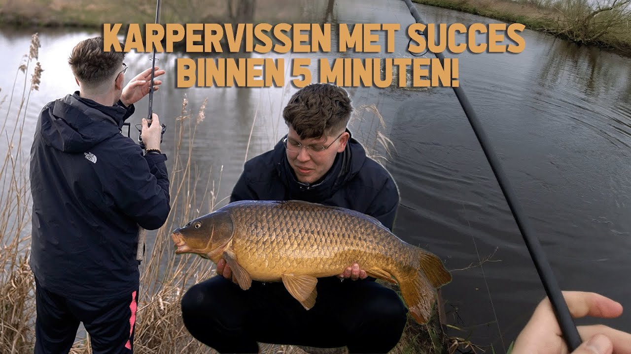 KARPERVISSEN MET SUCCES BINNEN 5 MINUTEN!