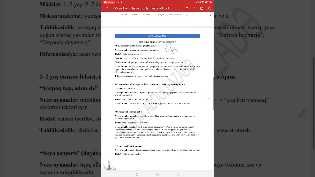 Açıq hava oyunlarının təşkili Aysun Abdullazadə 0515657615