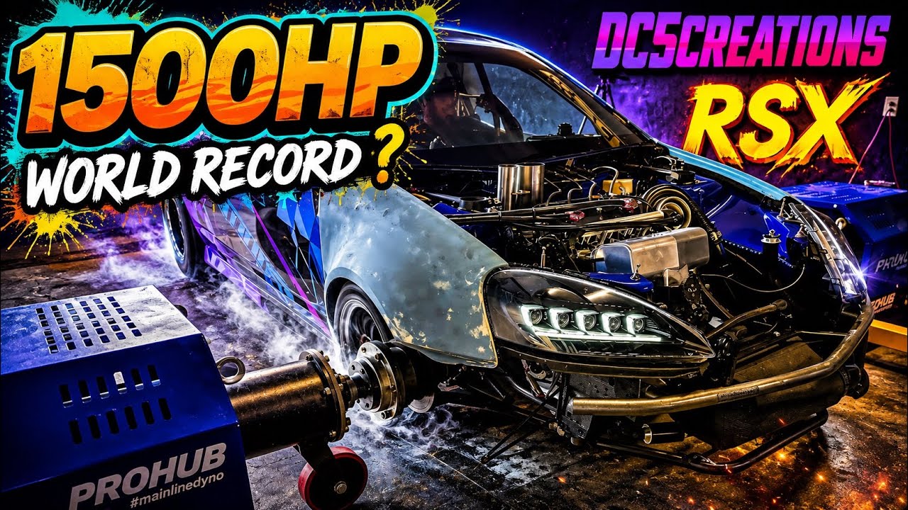 Полноприводная Acura RSX развивает 1500 л.с. — настоящий монстр.