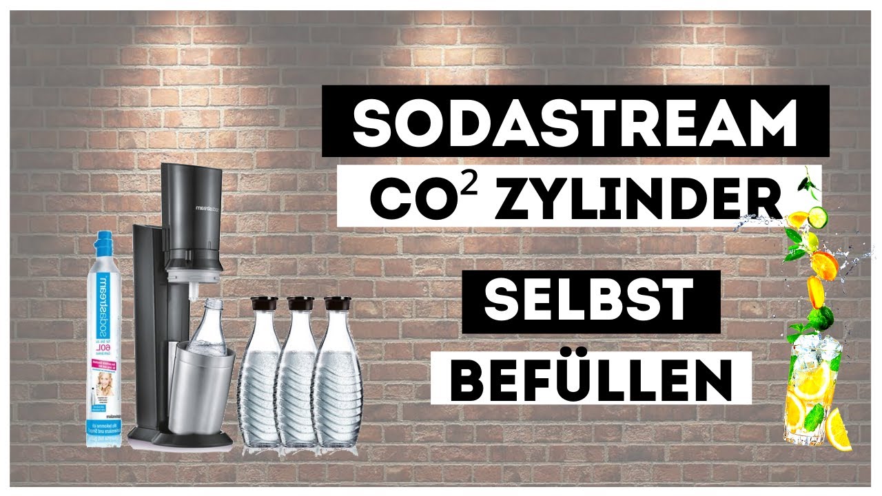 🥤Kohlensäure Zylinder alle? So befüllst du ihn selbst vollständig! (mit Trick)💦