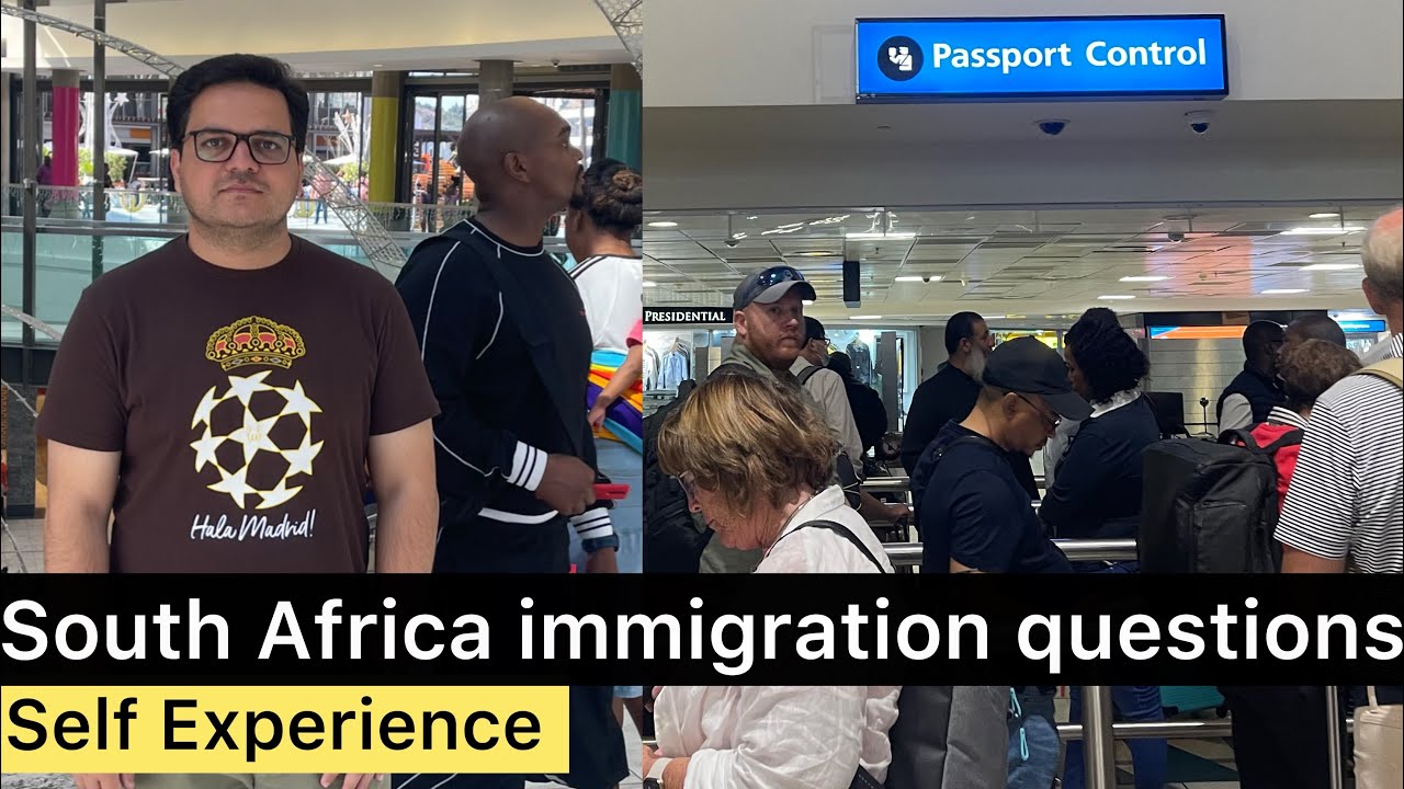 South Africa immigration questions || Karachi to Johensburg || My personal experience ||