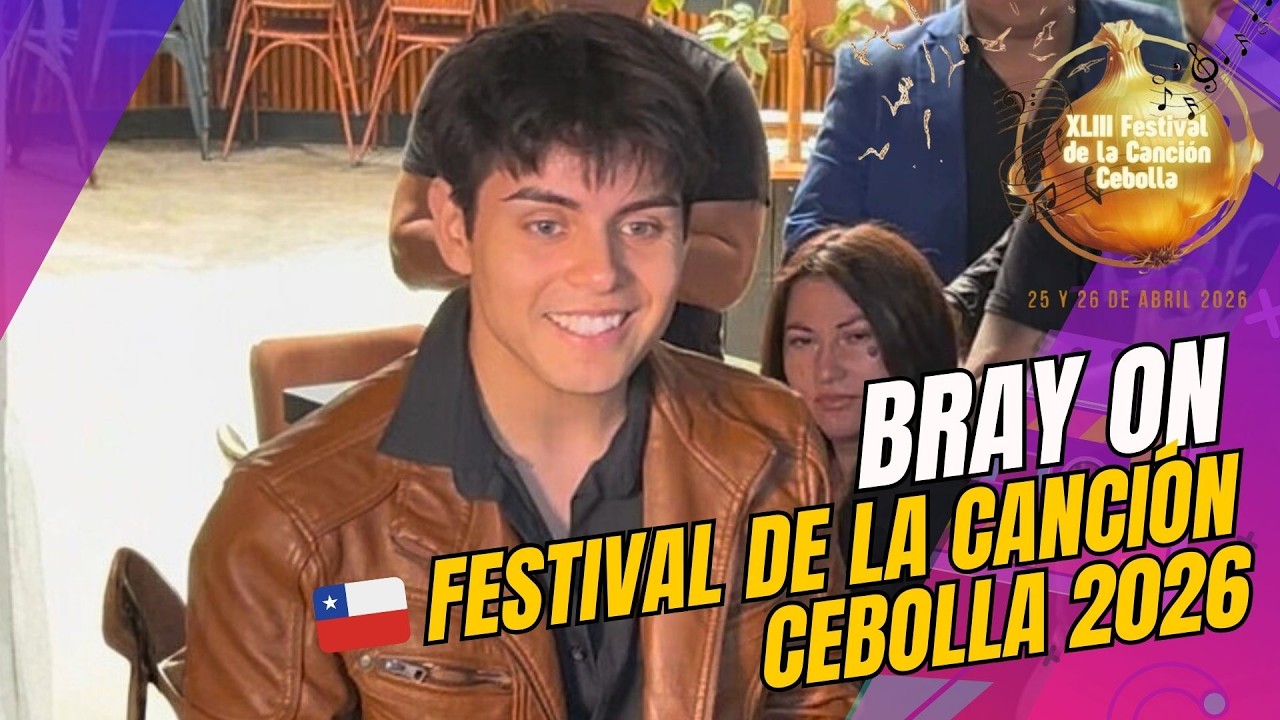 BRAY ON emocionado por el Festival de la Canción Cebolla 🎶 + Interpreta “DIME QUIÉN TE HIZO PENSAR