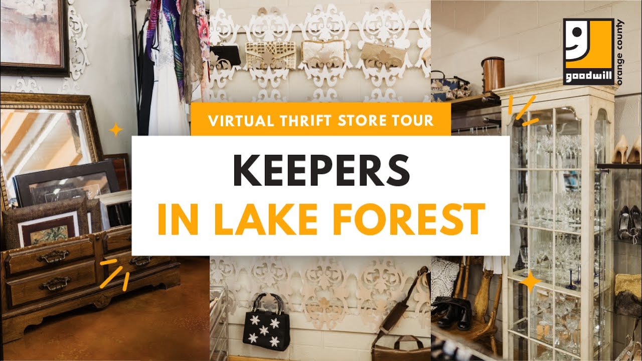 OC Goodwill Boutique Keepers Store Tour | VIRTUAL THRIFT STORE TOUR