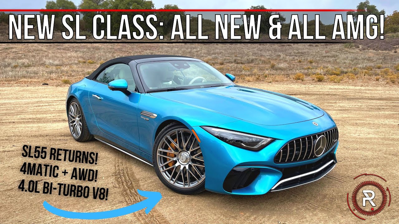The 2022 Mercedes-AMG SL55 Is A Dramatic Redo Of An Iconic German Roadster
