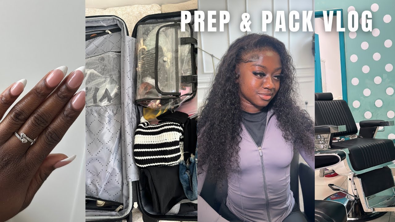 VLOG | PREP & PACK WITH ME FOR DLT MALTA!! NAILS, WAX, LASHES, HAIR & OUTFITS!