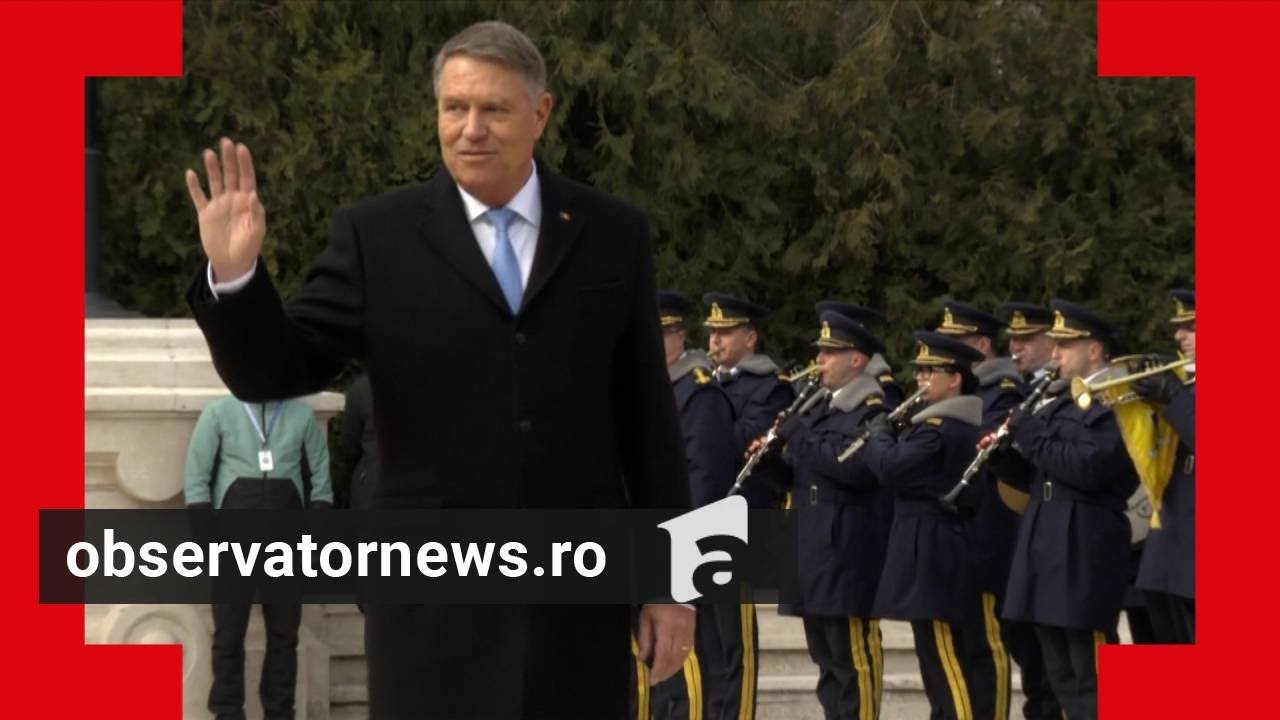 Momentul în care Klaus Iohannis părăseşte Palatul Cotroceni, după 10 ani şi 40 de zile