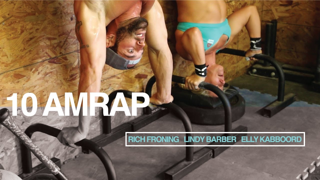 10 AMRAP - Power Snatch & PHSPU - Rich, Elly, & Lindy