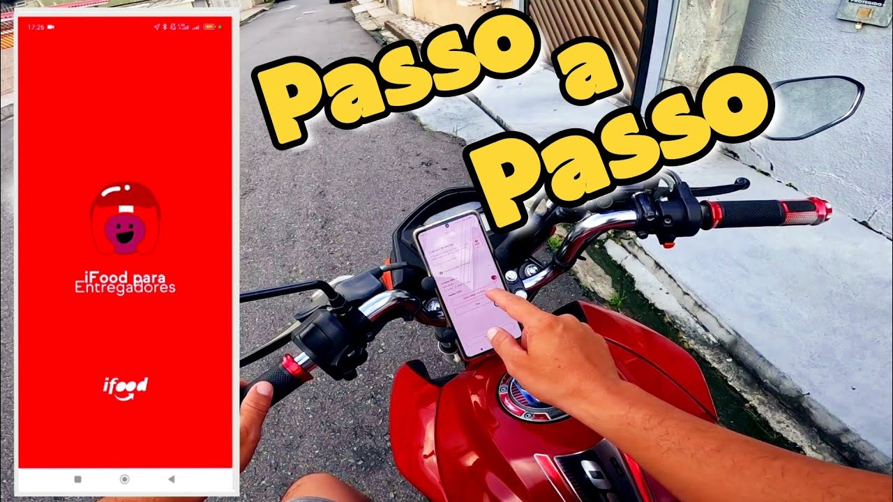 PRIMEIRO DIA NO IFOOD ENTREGADOR | PASSO A PASSO (TELA GRAVADA)