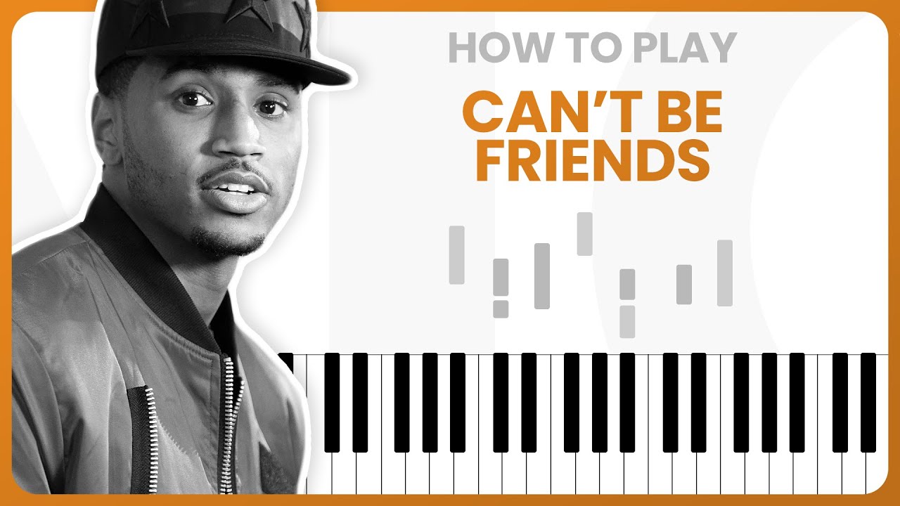 How To Play Can't Be Friends By Trey Songz On Piano - Piano Tutorial (Part 1)