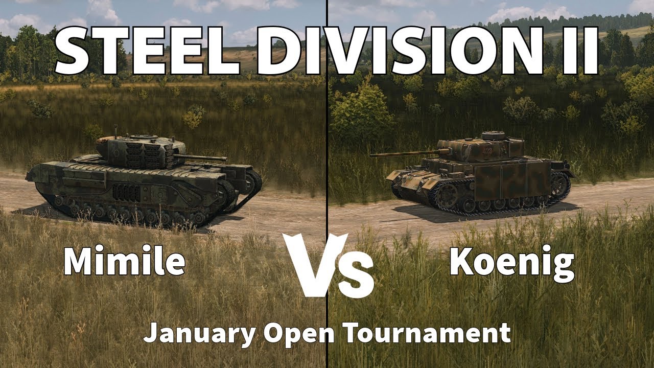 A beautifully balanced game - Steel Division 2 Tournament Cast Mimile vs Koenig