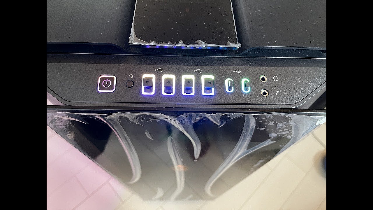 【Corsaire obsidian 1000D disassembly】How to change front I/O panel and logo box