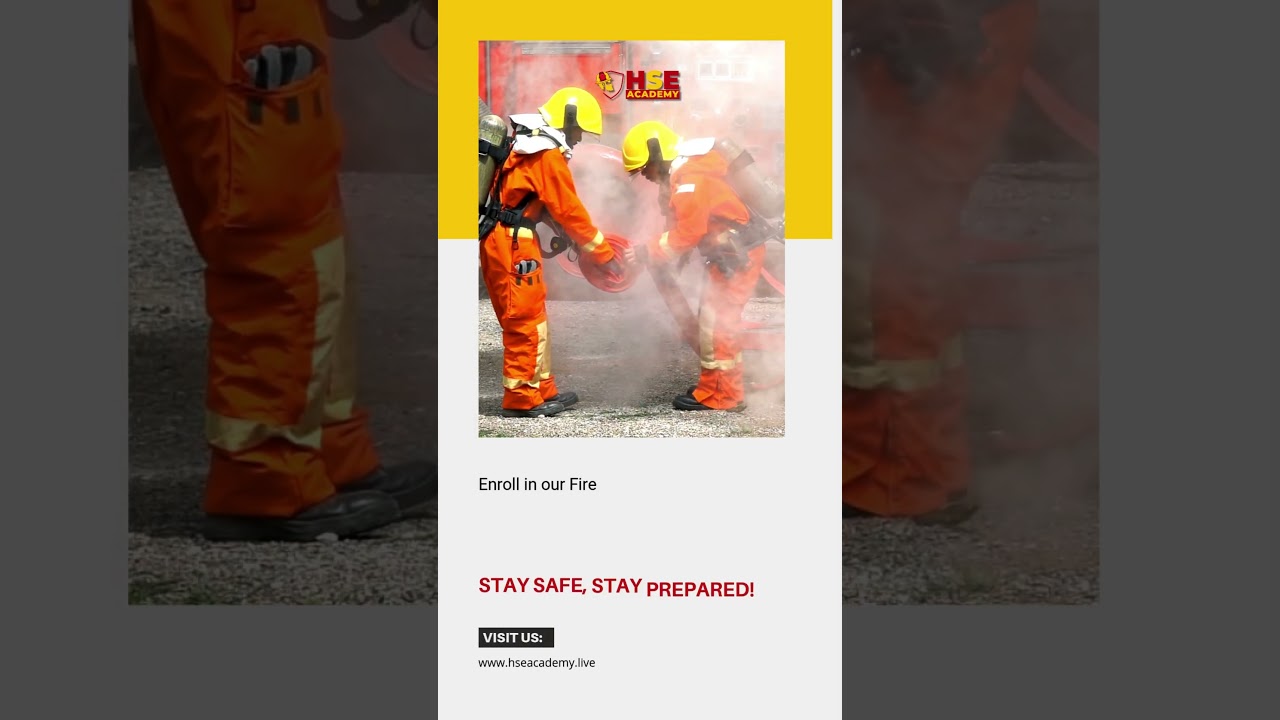 Fire Safety Course with HSE ACADEMY (PVT) LTD #hse #safety #hseacademy