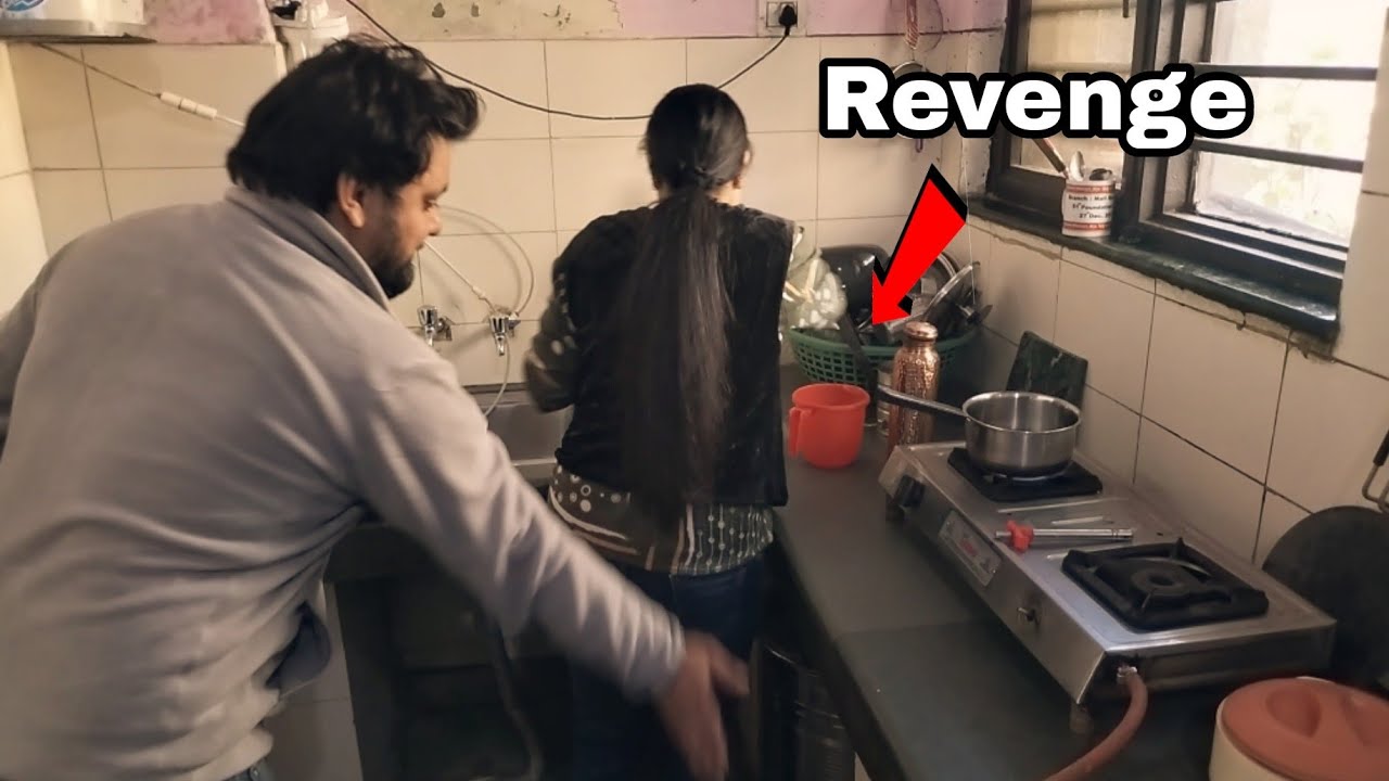 REVENGE PRANK || BACK HIT ||PRANK IN INDIA ||#prank_on_wife