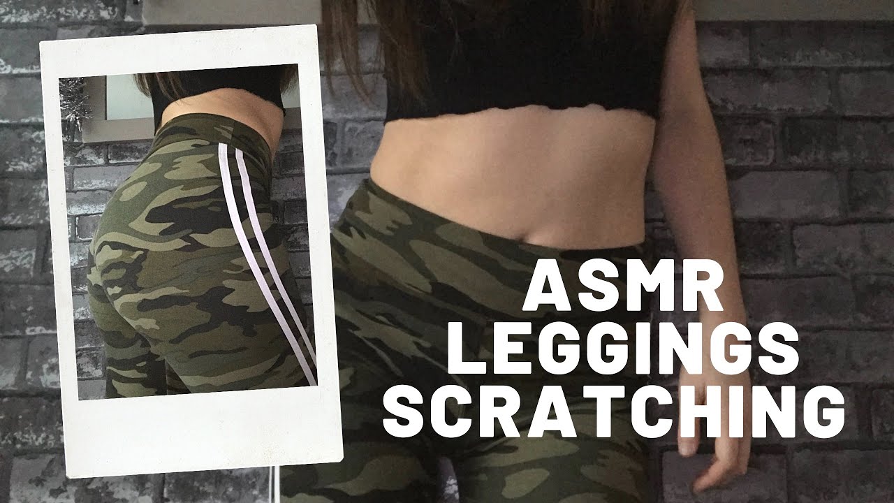 ASMR FABRIC SCRATCHING | ARMY LEGGINGS SCRATCHING (Camo edition part 2) *No talking