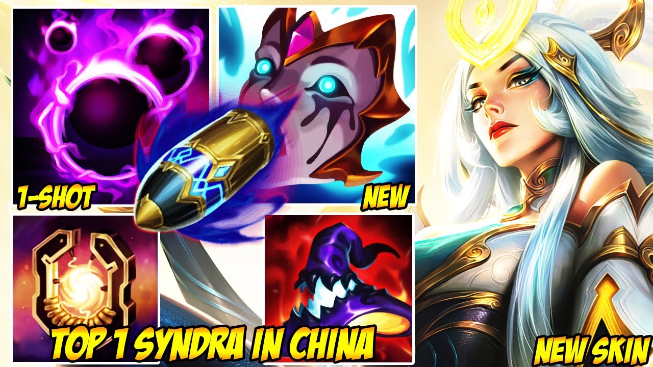 WILD RIFT CHINA TOP 1 SYNDRA - SYNDRA ACTUALLY HITS LIKE THIS?! (NEW SKIN)