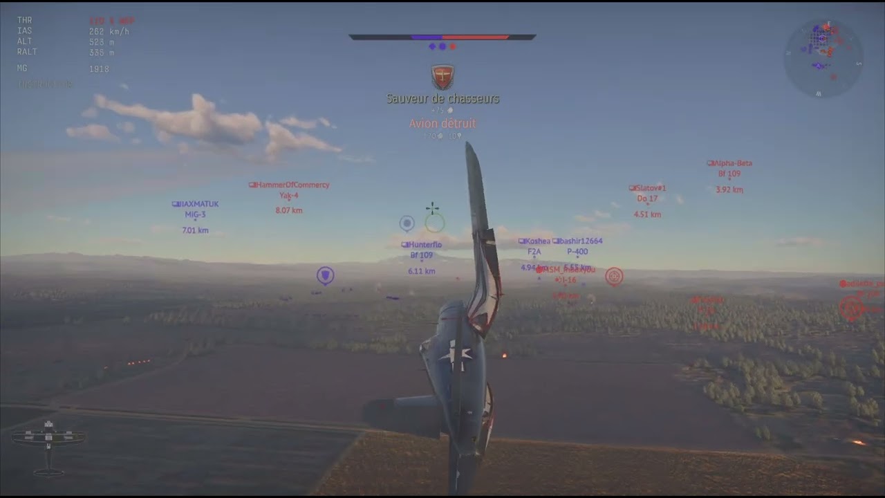 War thunder sebguex PKenM vol 38 on sort le F4U