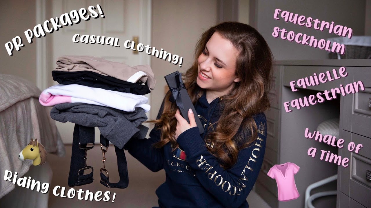 Equestrian clothing haul! PR packages, riding fits and more!