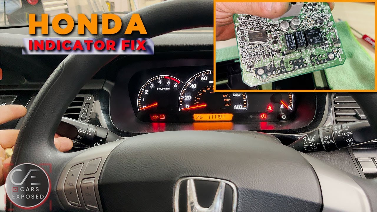 2006 Honda FR-V 2.2 Diesel Indicator not working or Stuck on FIX 38650-SJD-E01