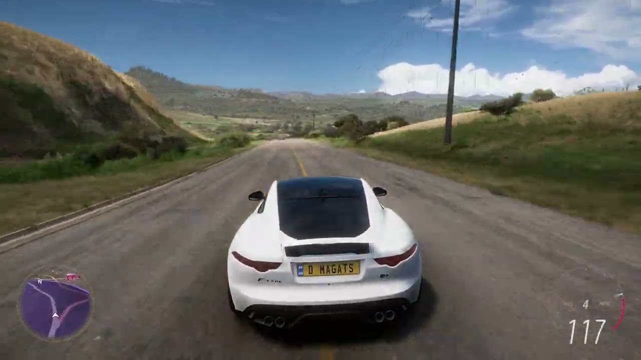 2015 Jaguar F Type R Coupe | Forza Horizon 5 | Freeroam | 4k | 5.0-liter supercharged V8 engine