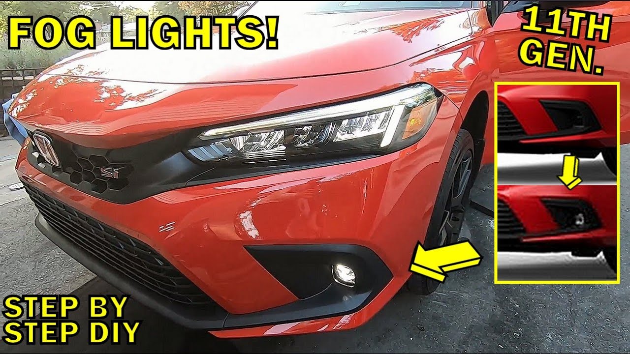 11th Gen. Civic Si/Sport/Base Fog Light Install! (2022-2024)