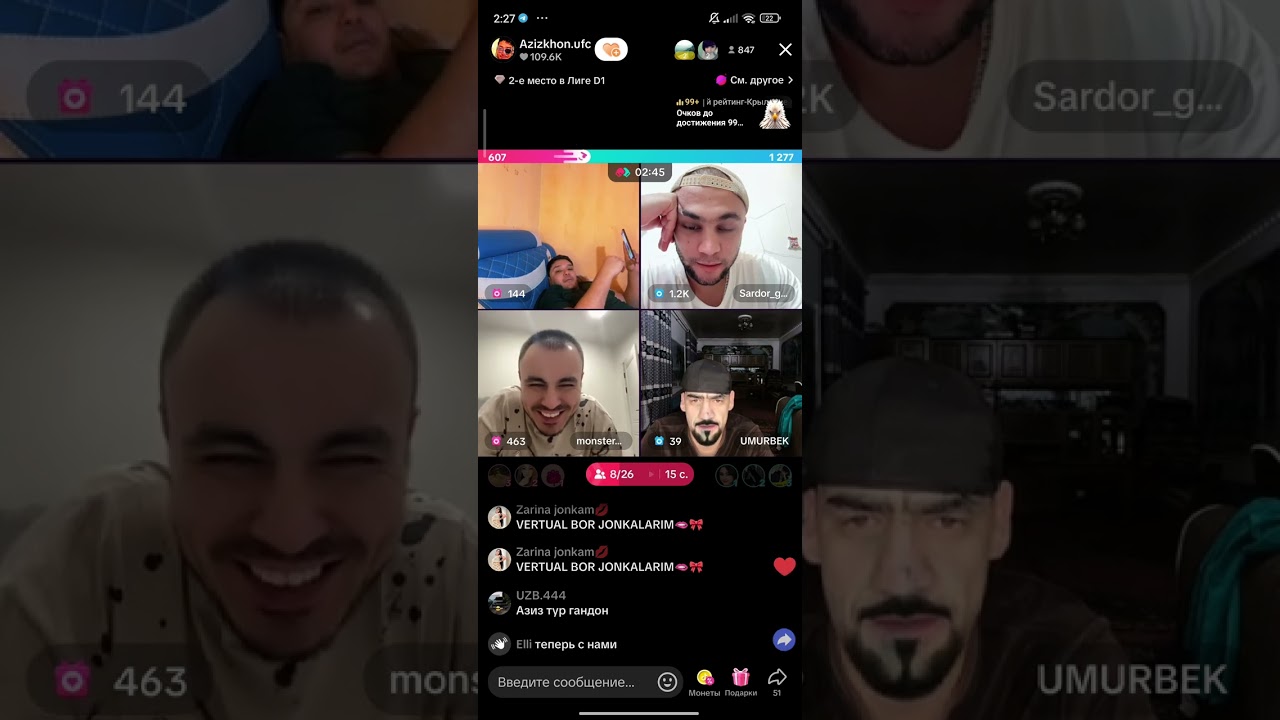 SARDOR GANSTER VS AZIZUFC VS MONSTER