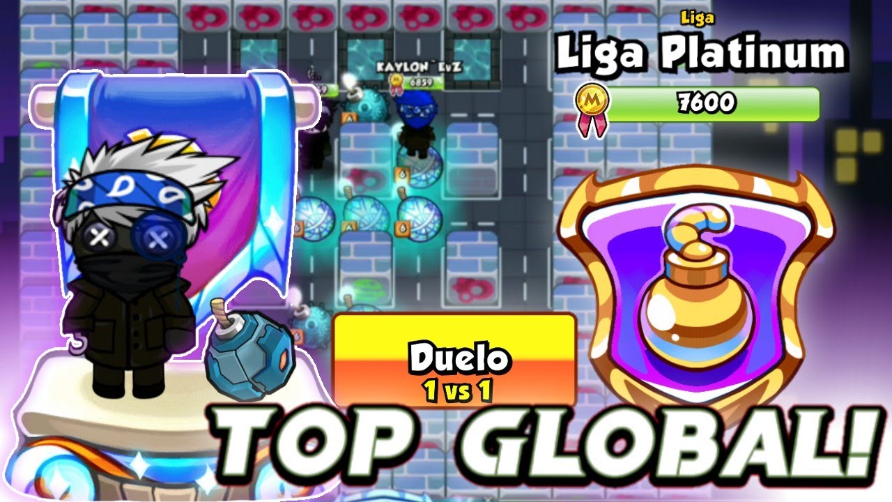Chegando aos 7600 pontos - Top Global (Duelo 1 vs 1) | Bomber Friends