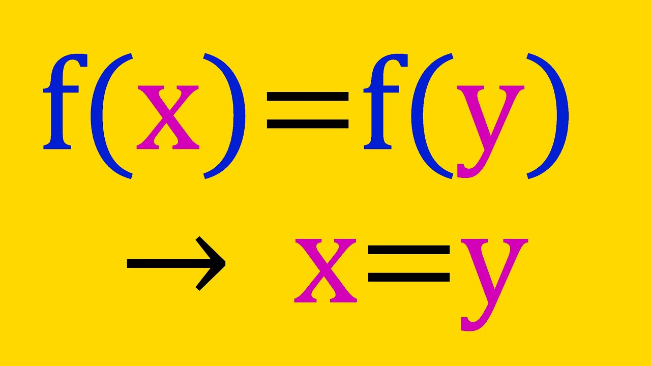 What is an Injective Function? Definition and Explanation