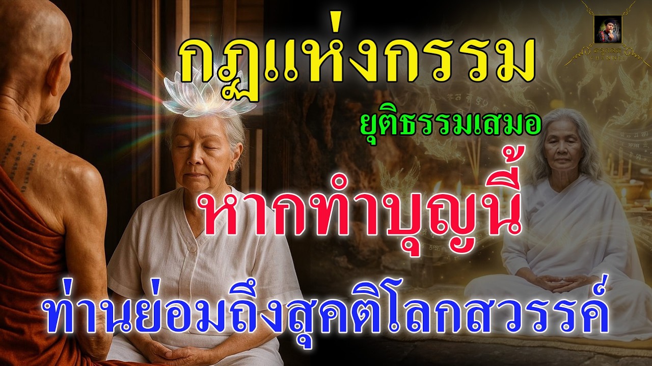 ฟังไว้นะ ท่านได้ตรัสว่า บุญนี้ใครทำย่อมเข้าถึงสุคติ
