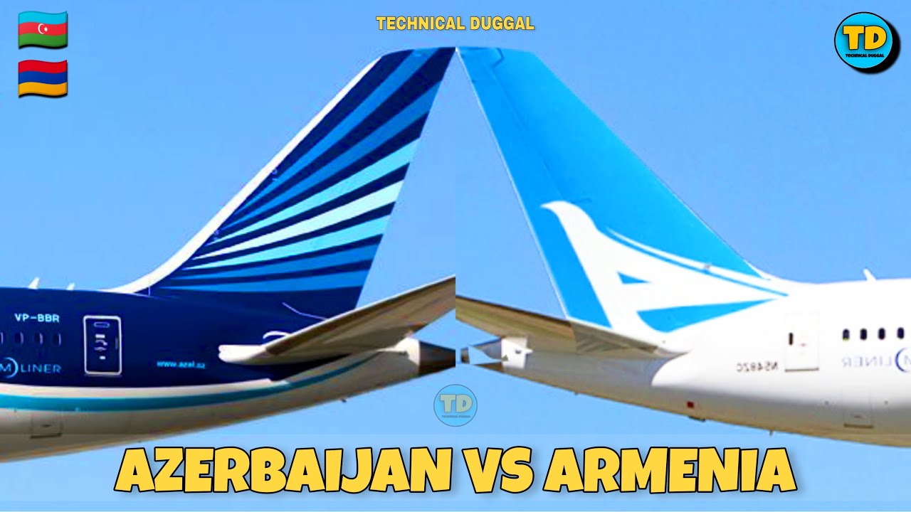 Azerbaijan Airlines Vs Air Company Armenia Comparison 2023! 🇦🇿 Vs 🇦🇲
