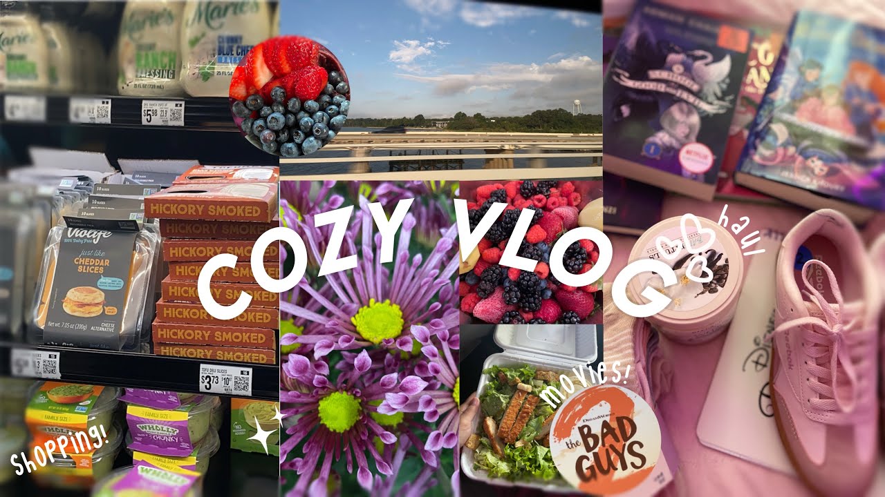 Cozy vlog 🎀🌷 FaceTime diaries ￼ ♡ shopping, haul  coloring, etc. 𝜗ৎ