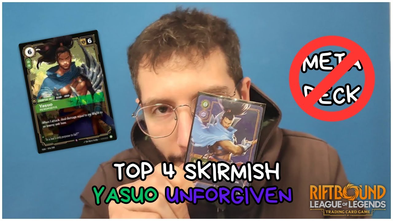 YASUO - TOP 4 SKIRMISH - RIFTBOUND LEAGUE OF LEGENDS