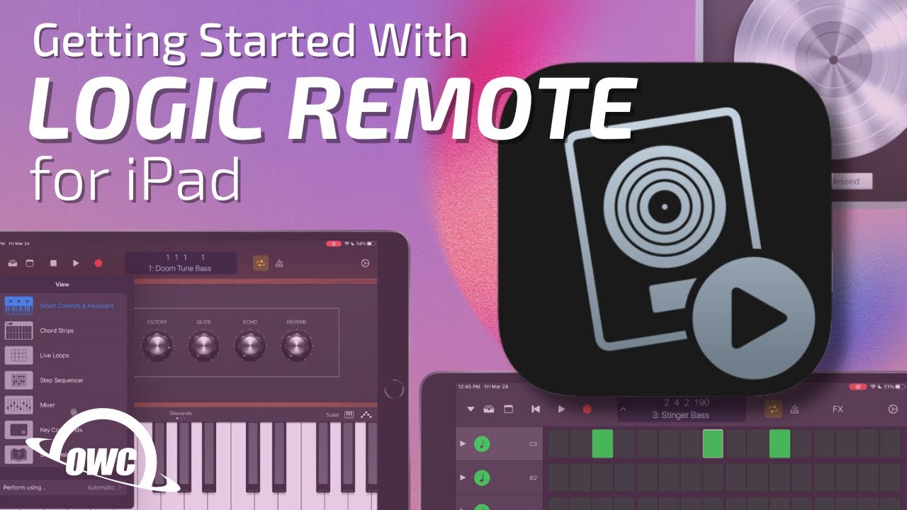 Начало работы с Logic Remote для iPad