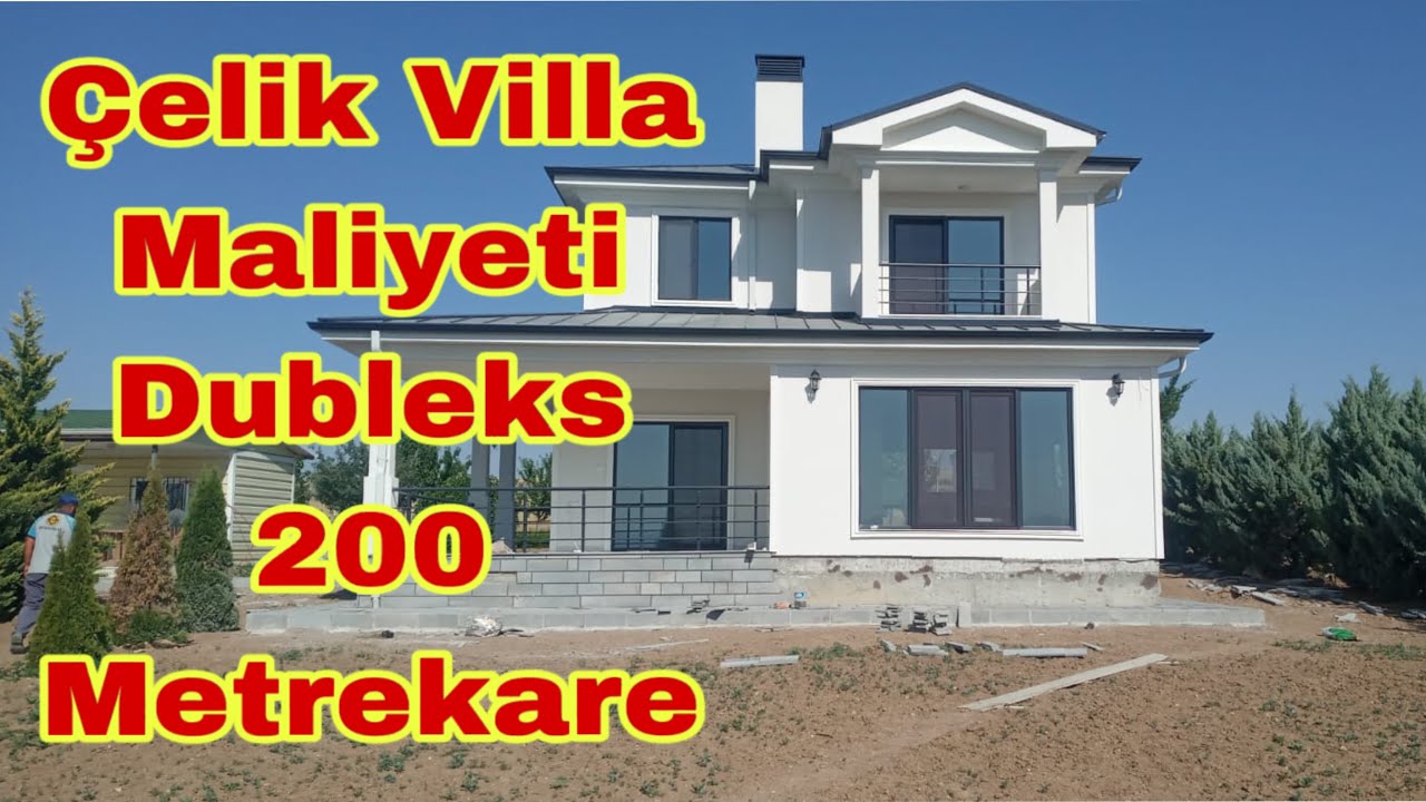 Çelik Villa Maliyeti Dubleks