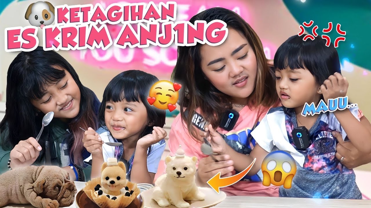 DANISA PENGEN ES KRIM VIRAL BENTUK ANJING? GEMESSS😍🥰 #trending #viral