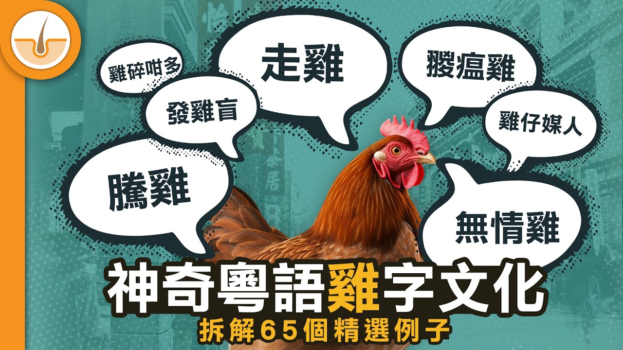神奇粵語雞字文化｜拆解65個精選例子 (繁中字幕)