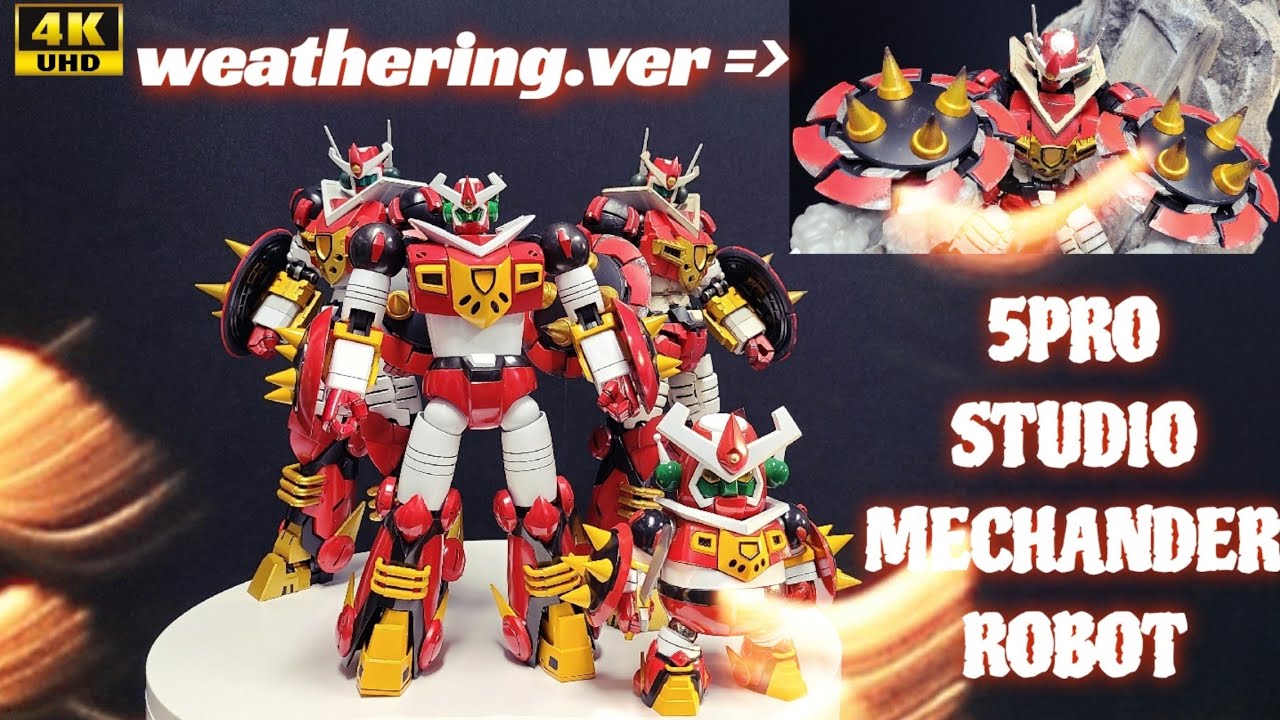 (4K UHD) Blitzway MECHANDER ROBO &ndash; [Weathering.ver ] [웨더링 Ver] 메칸더V 블리츠웨이 5프로 스튜디오
