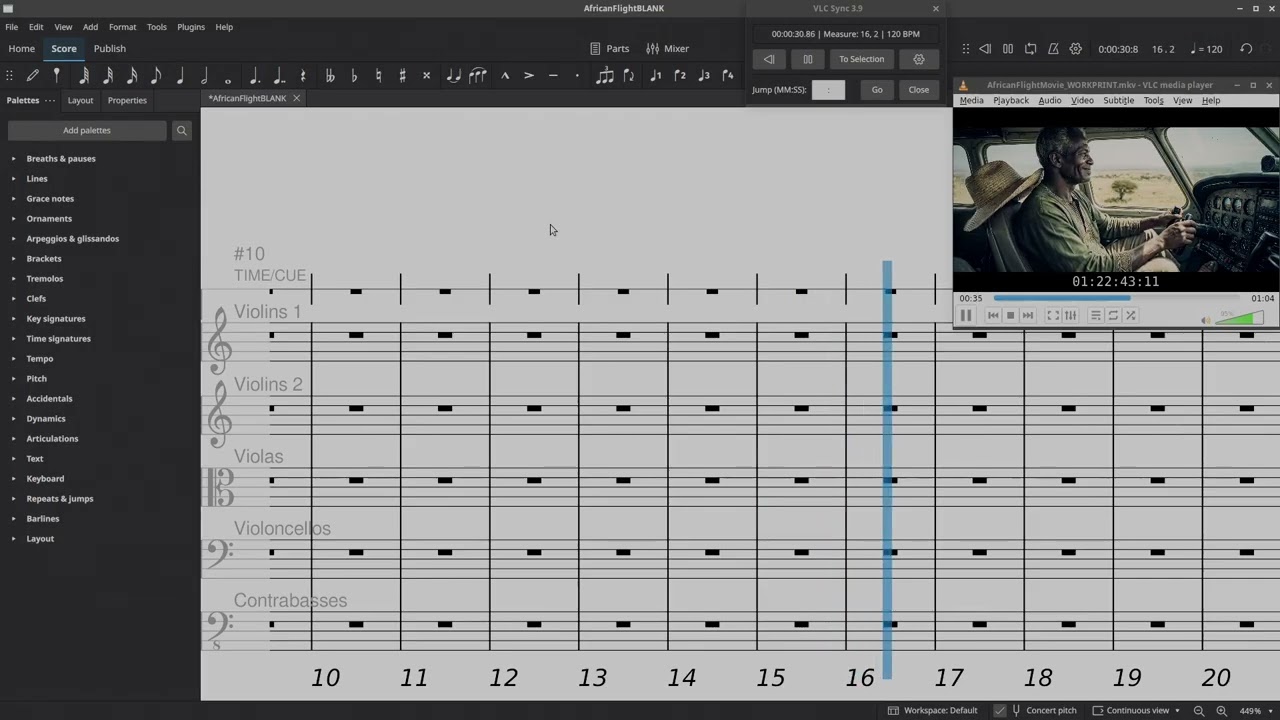 Создание музыки для фильмов с помощью MuseScore 4 (учебное пособие)