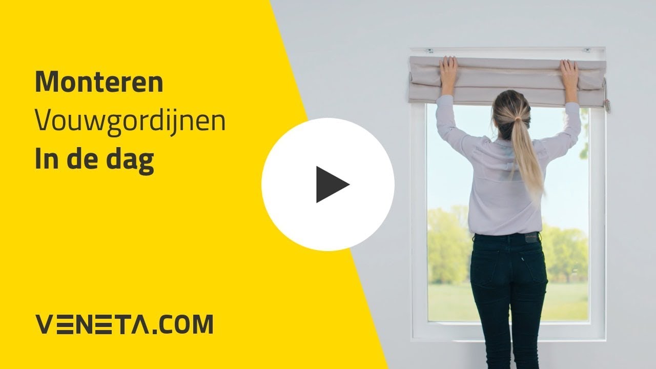 Monteren Vouwgordijnen – In de dag » Veneta com