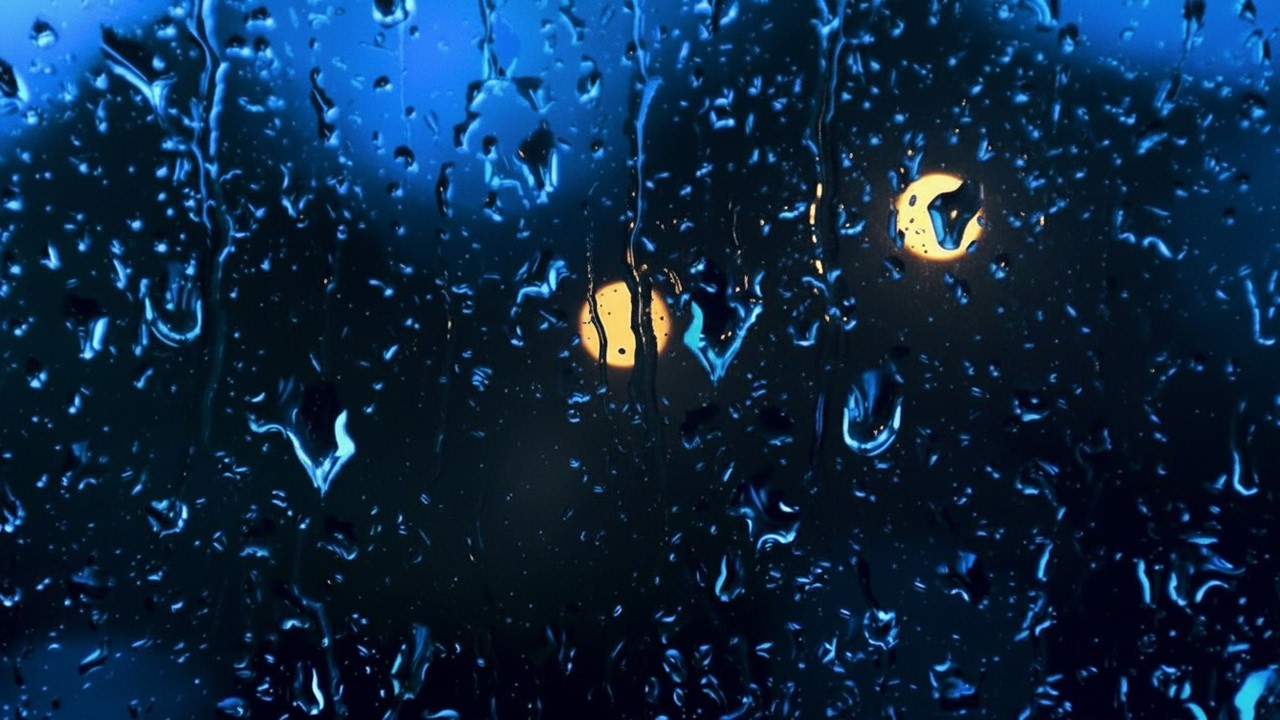 Rain on Window Sounds for Sleeping 🌙 Calm Night Rain White Noise to Help You Fall Asleep Fast