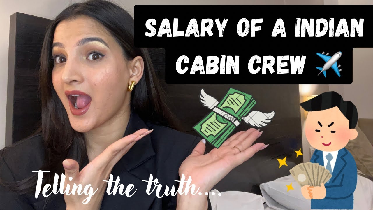SALARY 💸 of a CABIN CREW in INDIA / Cabin crew kitna paisa kmaate hai ? #cabincrew #airhostess