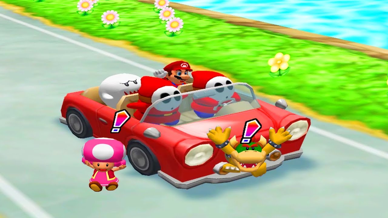 Mario Party 6 Minigames - Mario vs Boo vs Koopa Kid vs Toadette