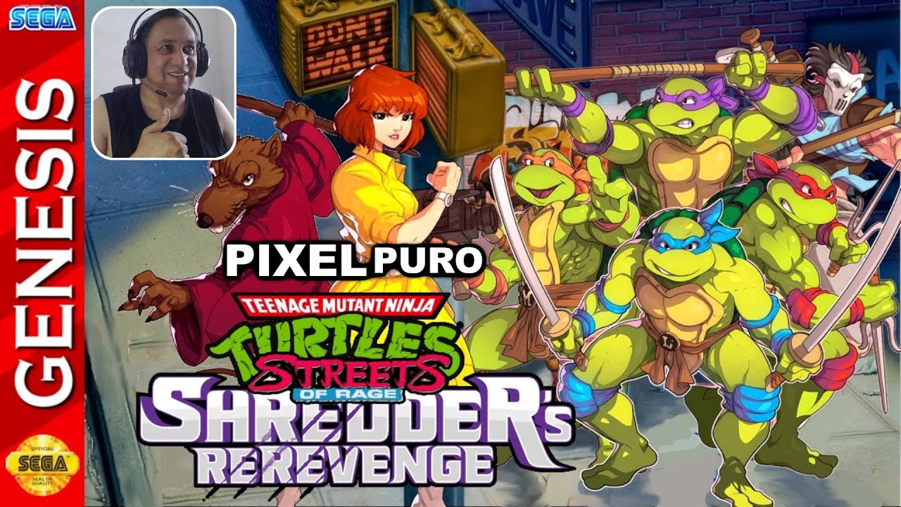 TEENAGE MUTANT NINJA TURTLES - SHREDDER'S RE-REVENGE (MEGA DRIVE - SAVOK & PPI-AKIKO- 2022) 